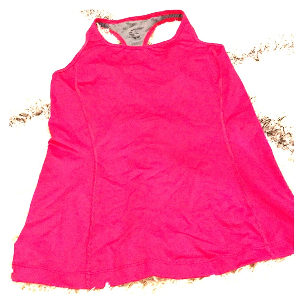 Fuschia pink Nike tank top